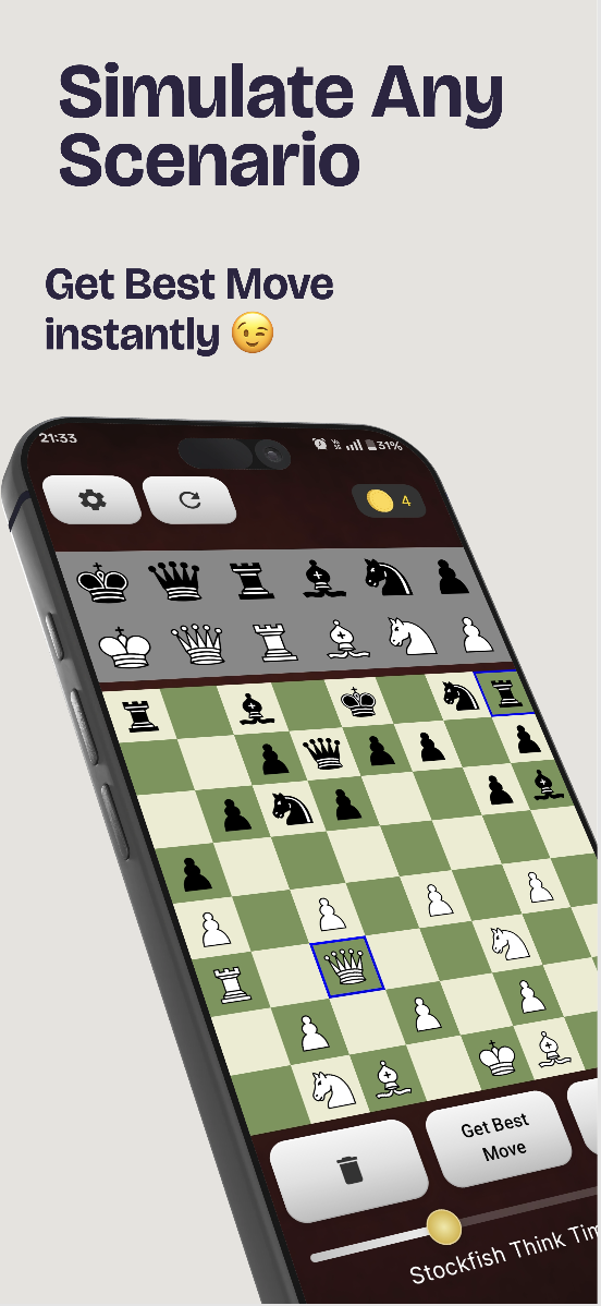 Screenshot 1 of Chess Next Move Predictor