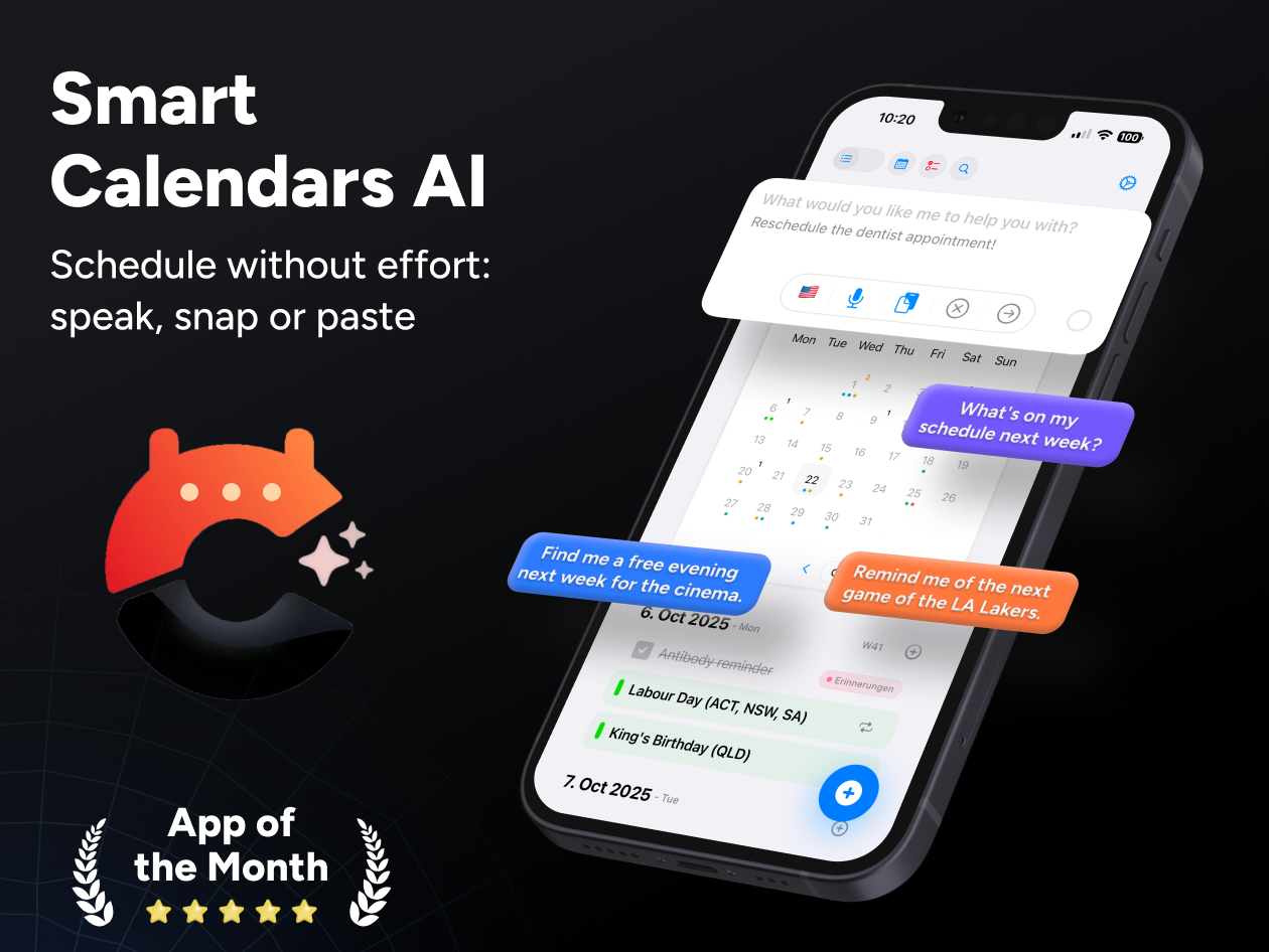 Screenshot 1 of Smart Calendars AI