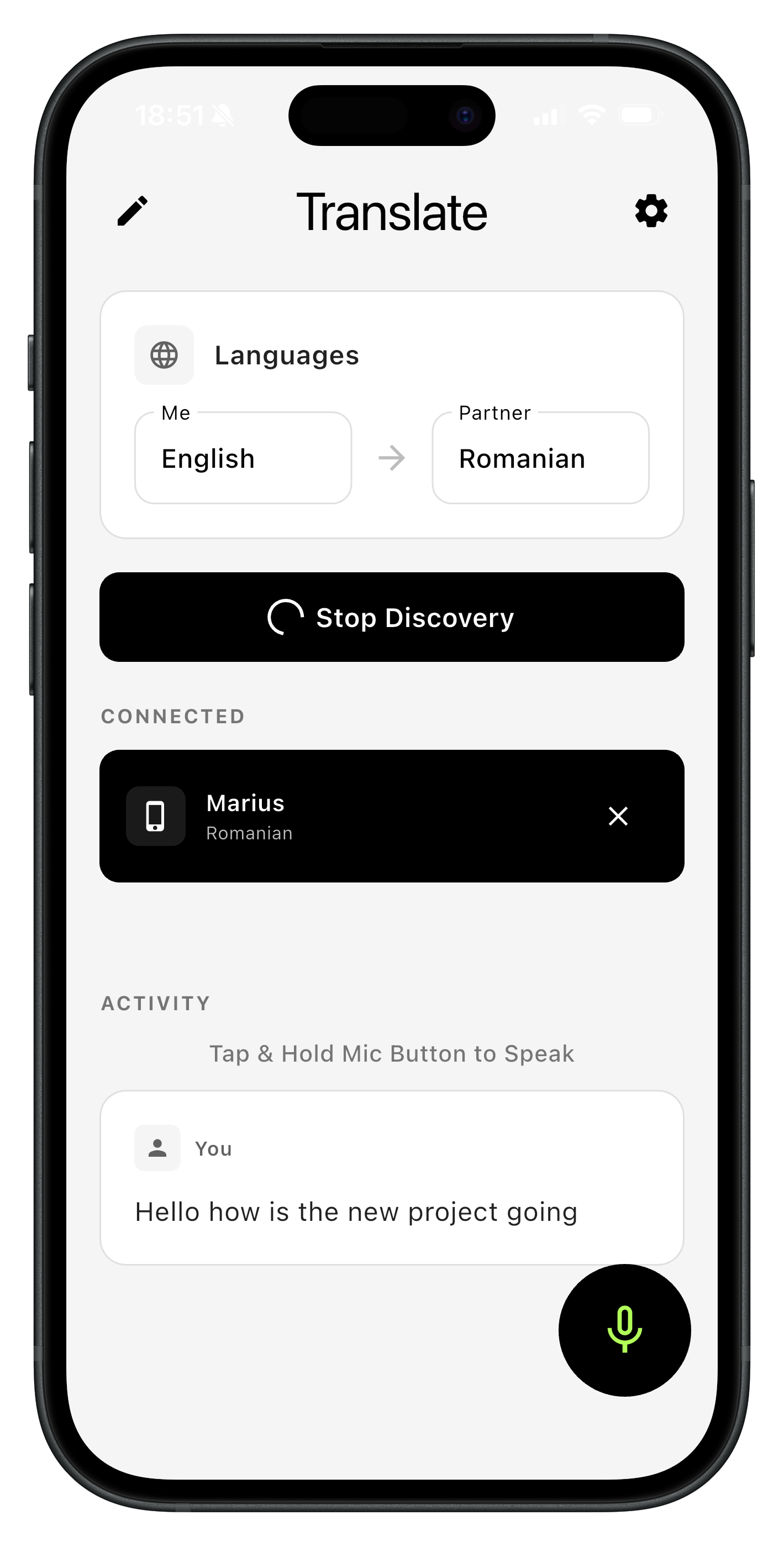 Screenshot 3 of Polyglot: Live Translation