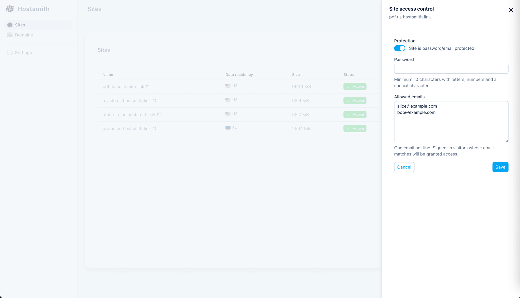 Screenshot 3 of Hostsmith