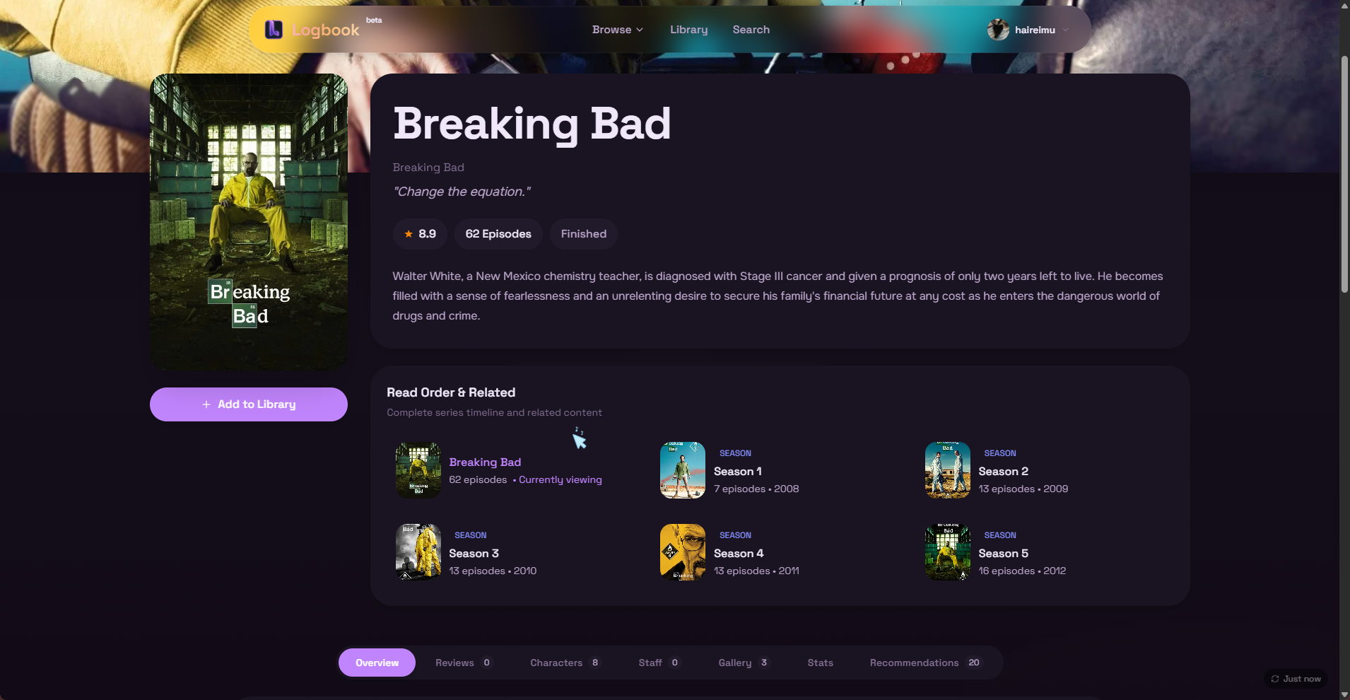 Screenshot 1 of Logbook