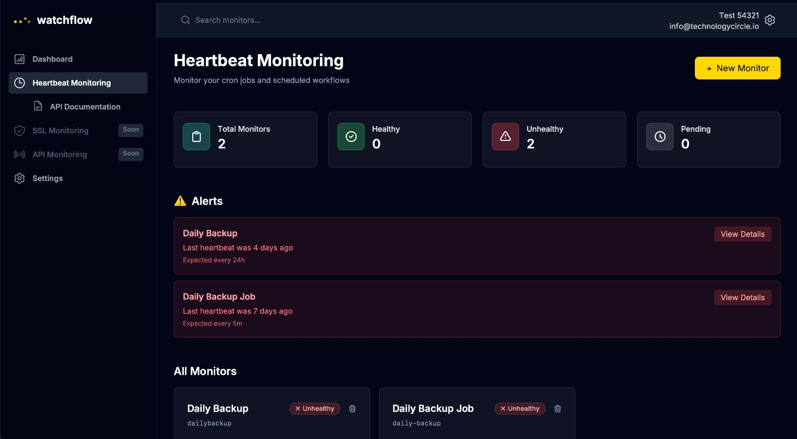 Screenshot 1 of Watchflow