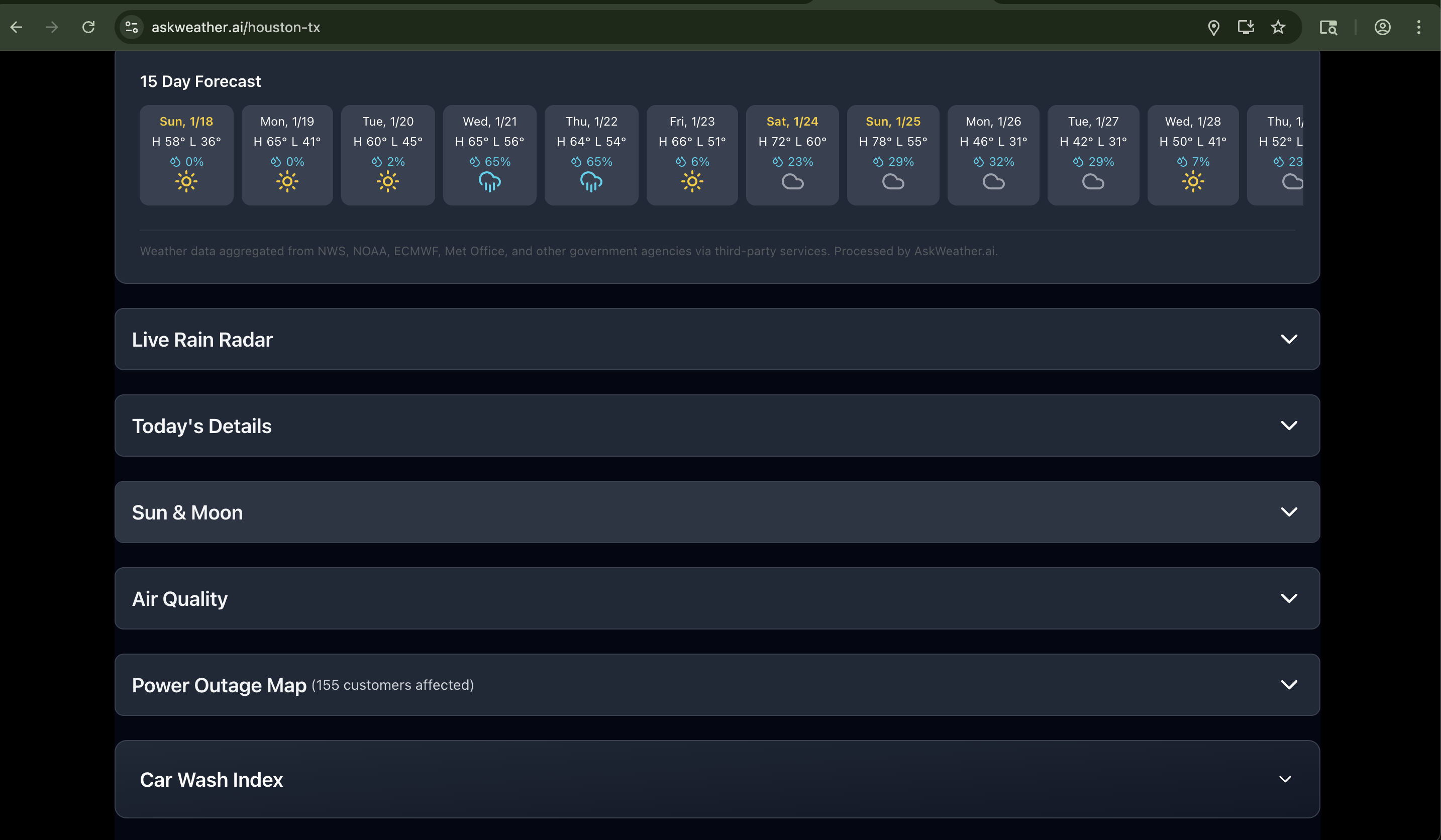 Screenshot 2 of AskWeather