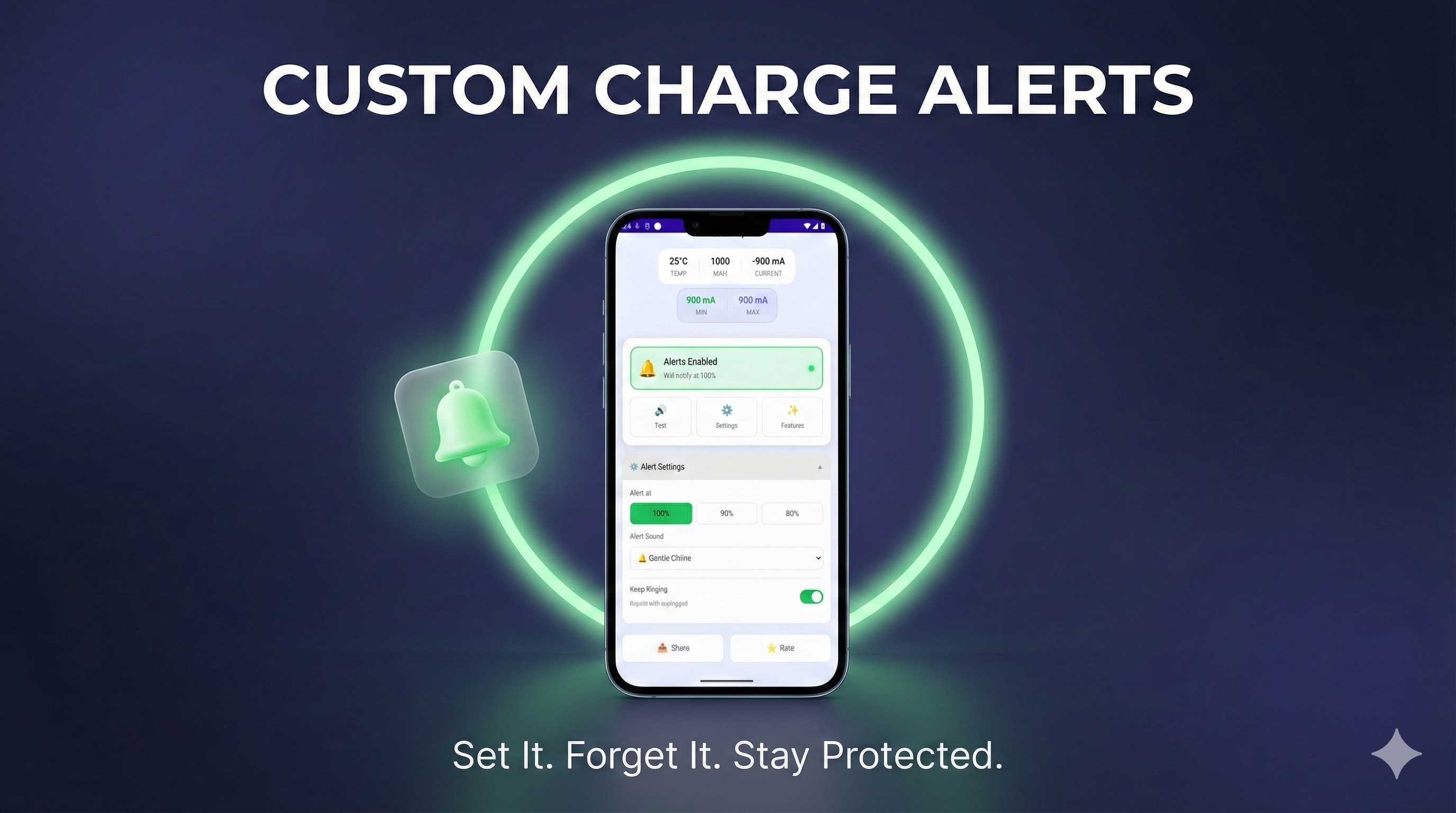 Screenshot 2 of Full Battery Charge Alarm