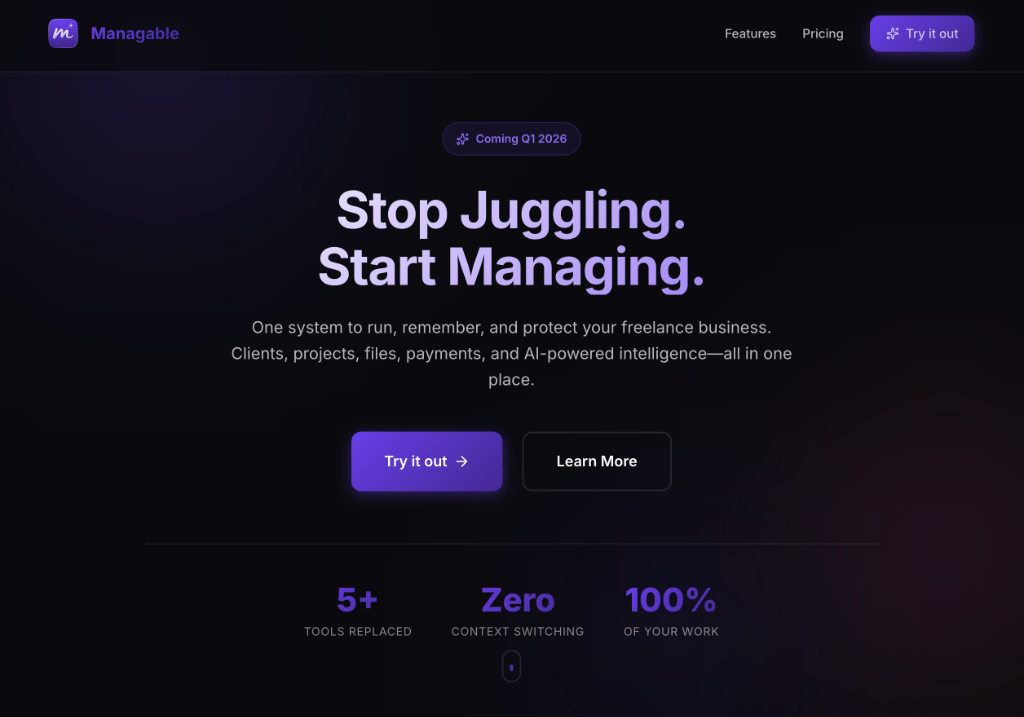 Screenshot 1 of Managable