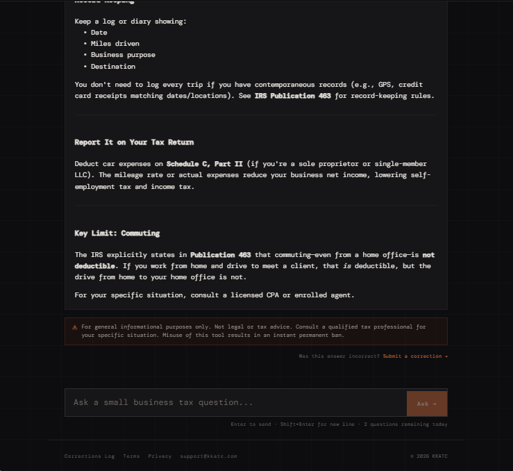 Screenshot 1 of KKATC Tax