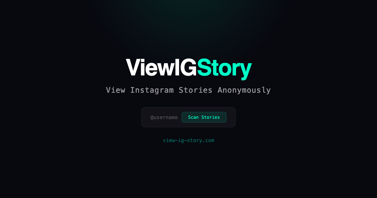 Screenshot 1 of ViewIGStory