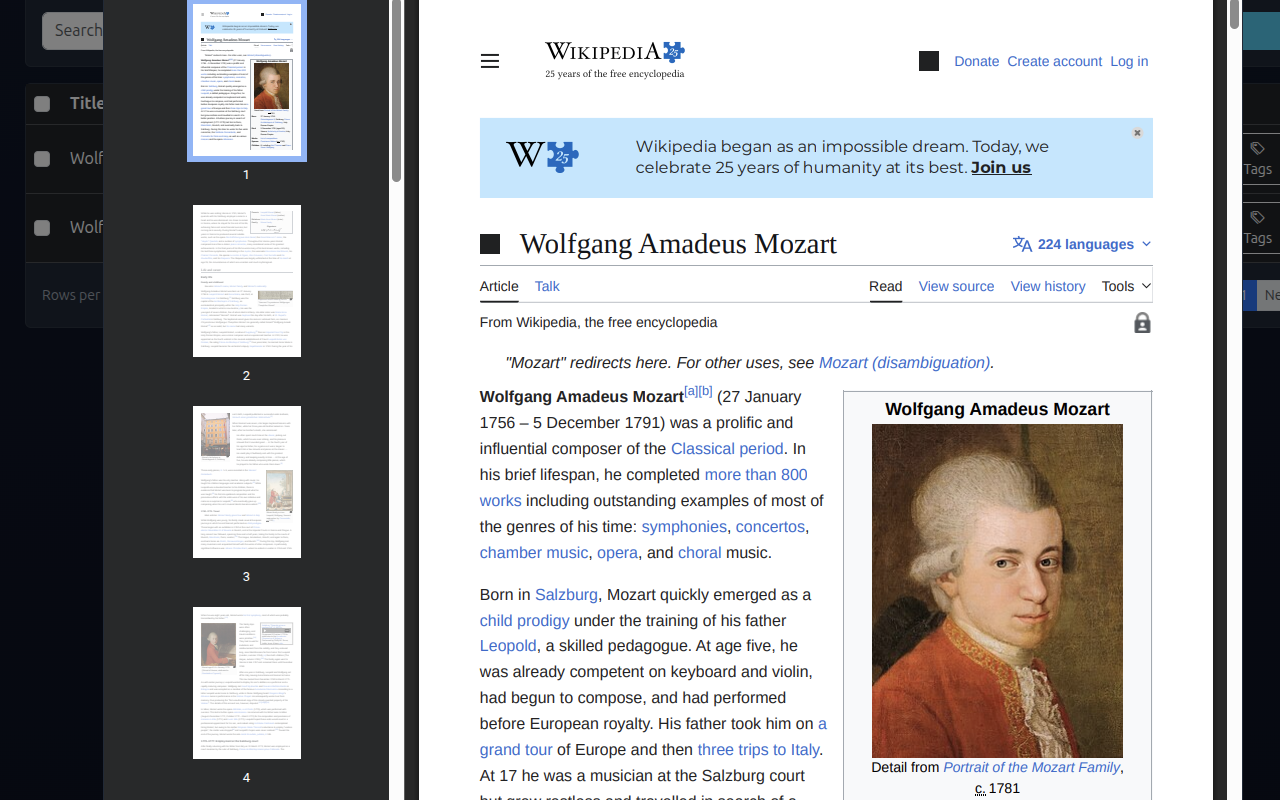 Screenshot 1 of PageToSave