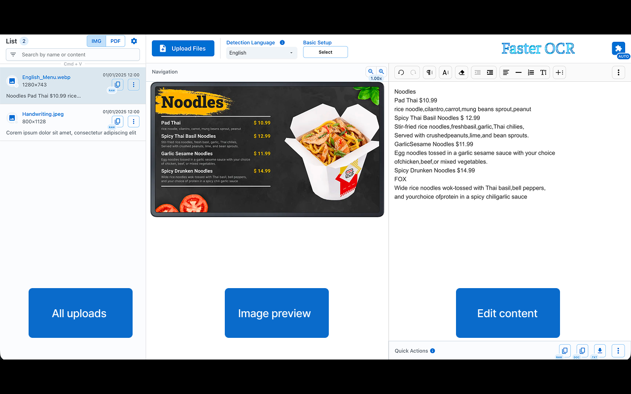 Screenshot 3 of Faster OCR