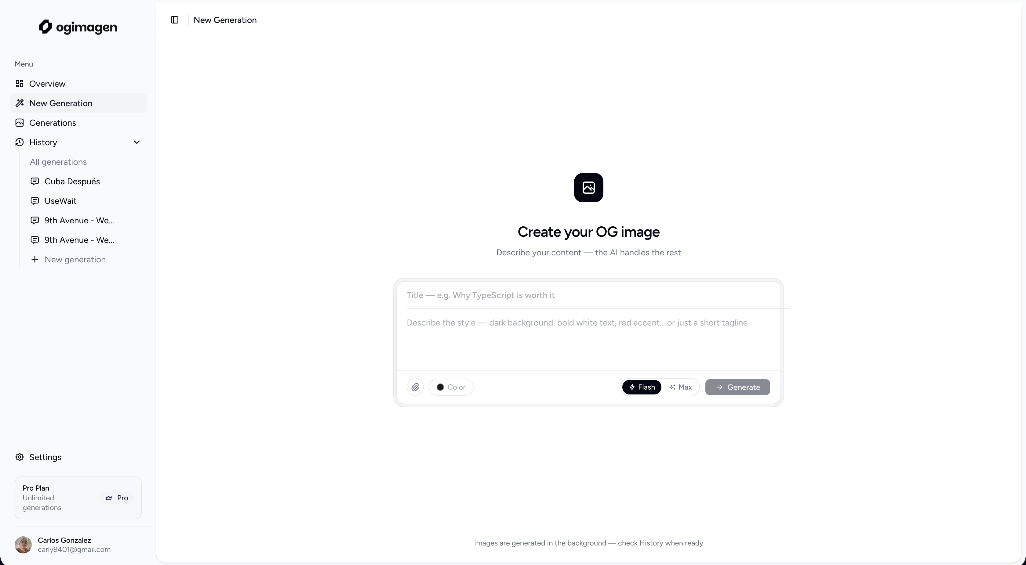 Screenshot 3 of OGImagen