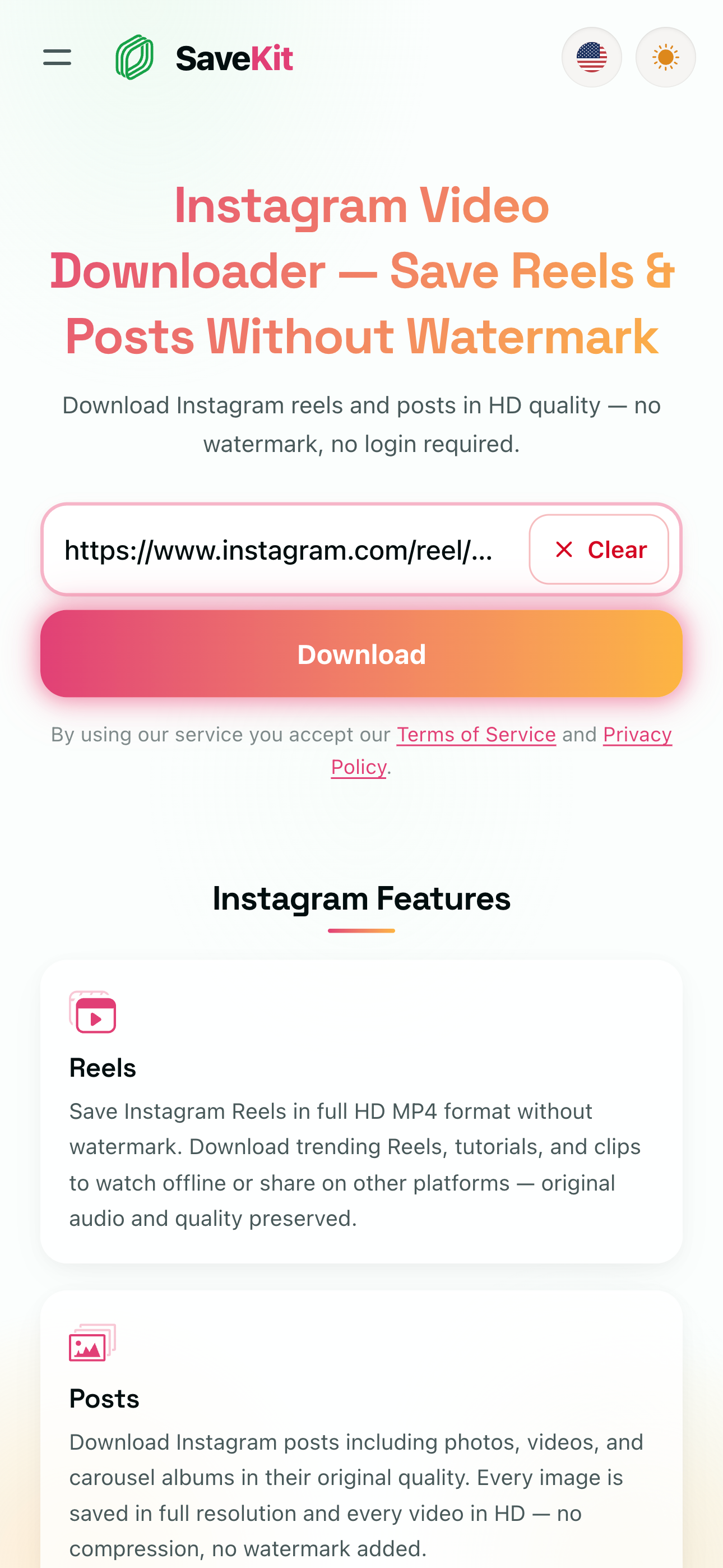 Screenshot 1 of SaveKit Tool Downloader