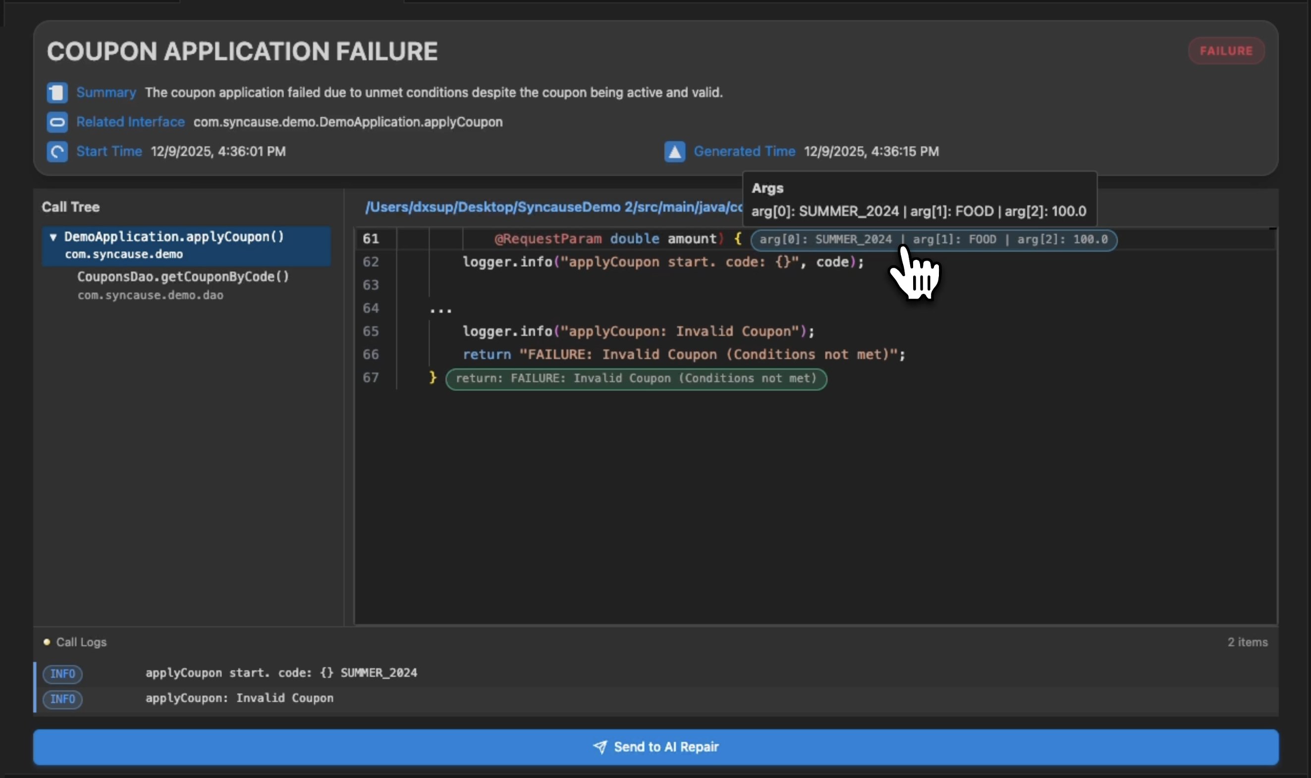 Screenshot 1 of Syncause