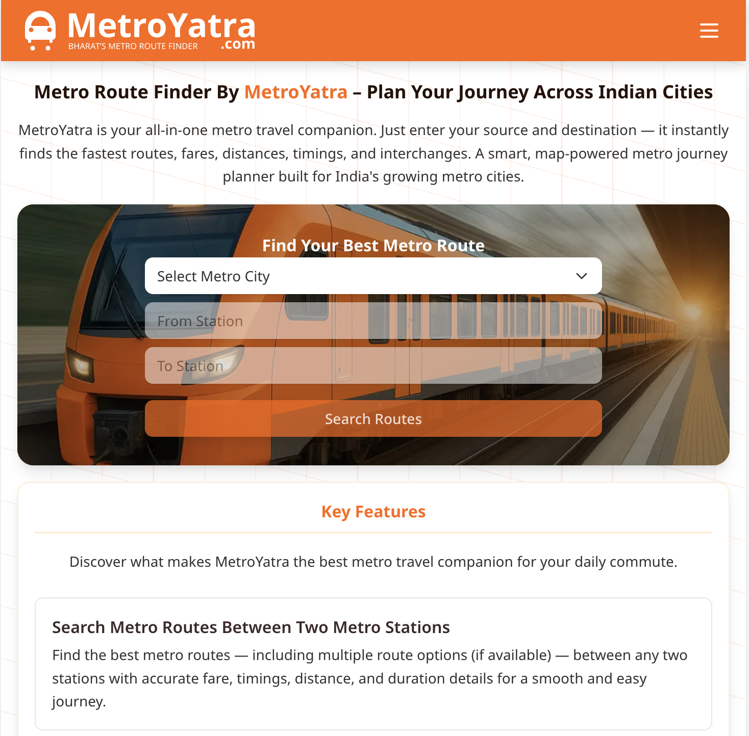 Screenshot 2 of MetroYatra
