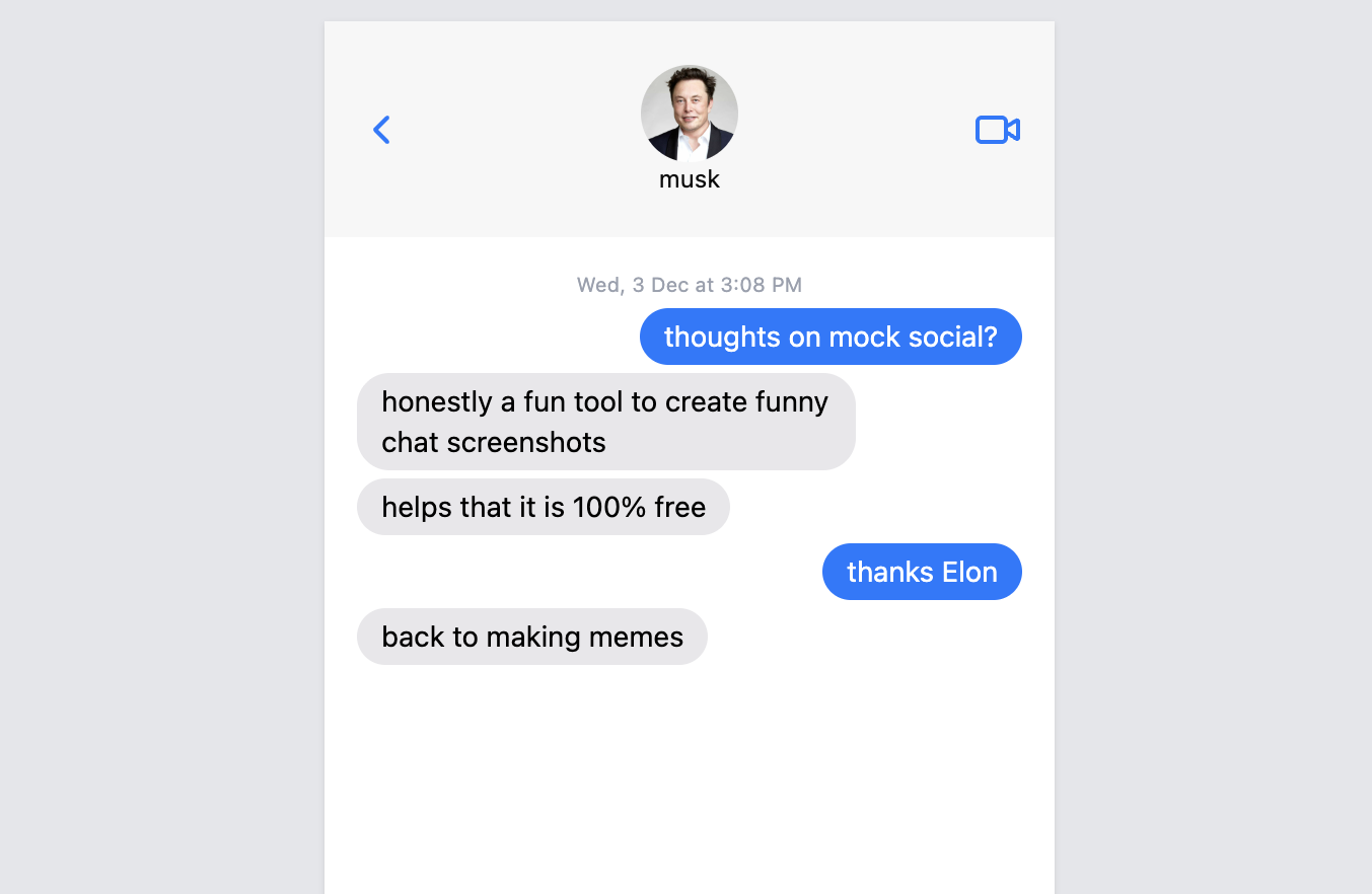 Screenshot 1 of Fake DMs