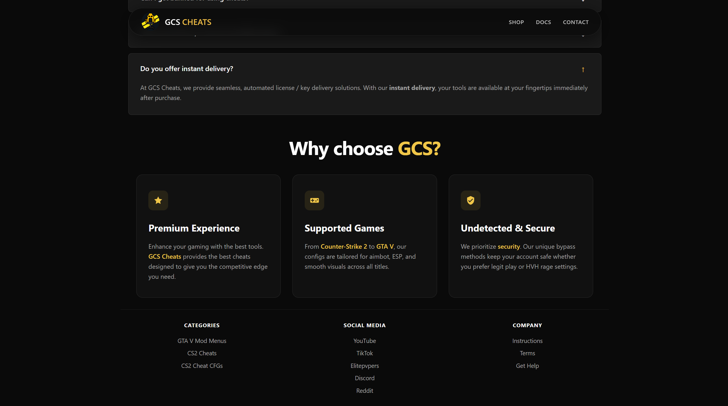 Screenshot 3 of GCS Cheats