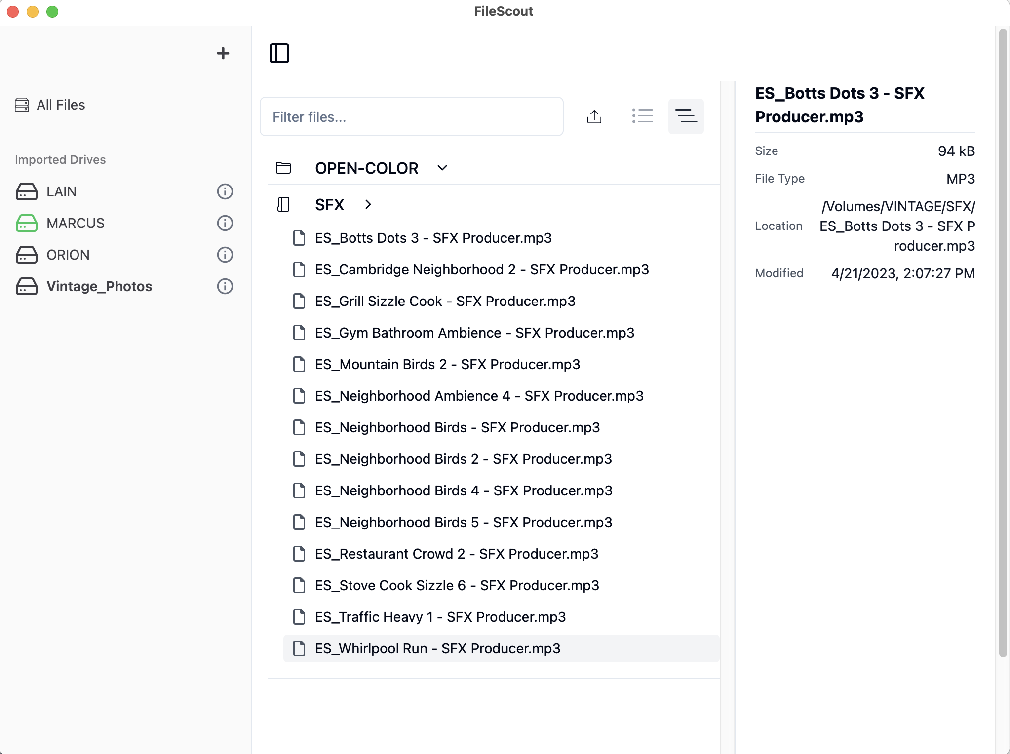 Screenshot 2 of FileScout
