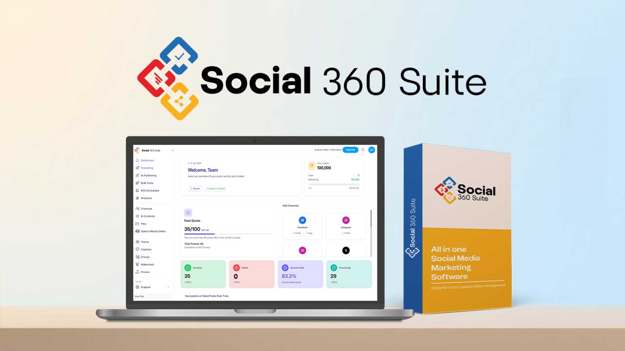 Screenshot 1 of Social 360 Suite