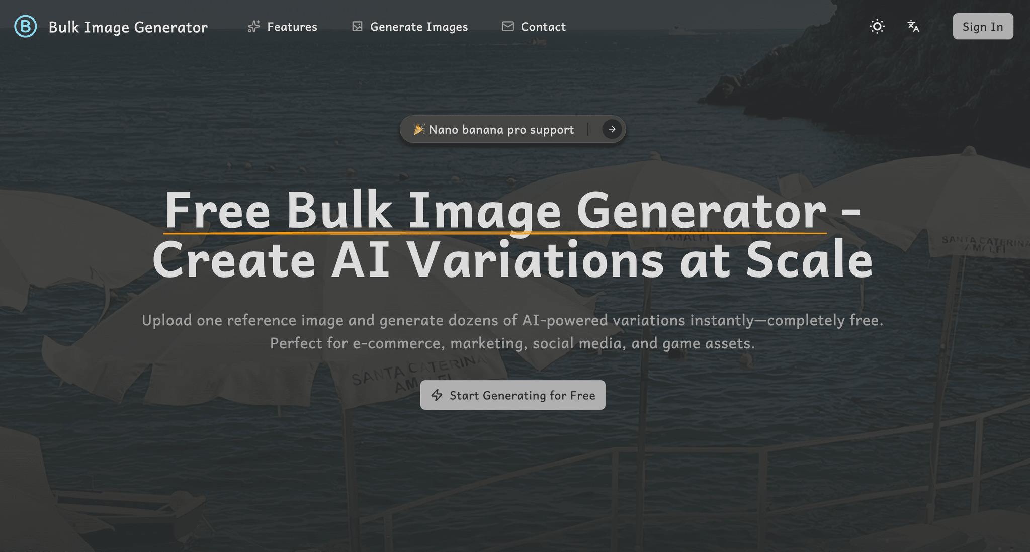 Screenshot 1 of Bulk Image Generator