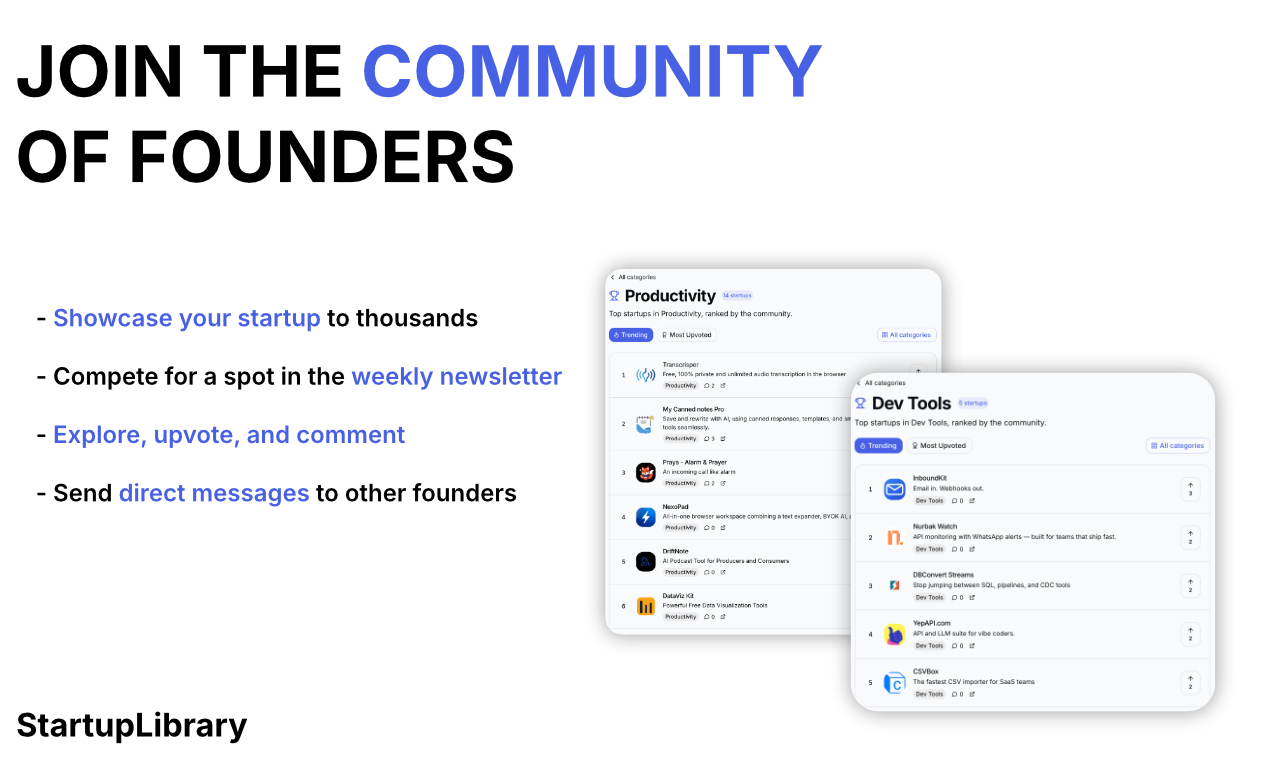 Screenshot 2 of StartupLibrary