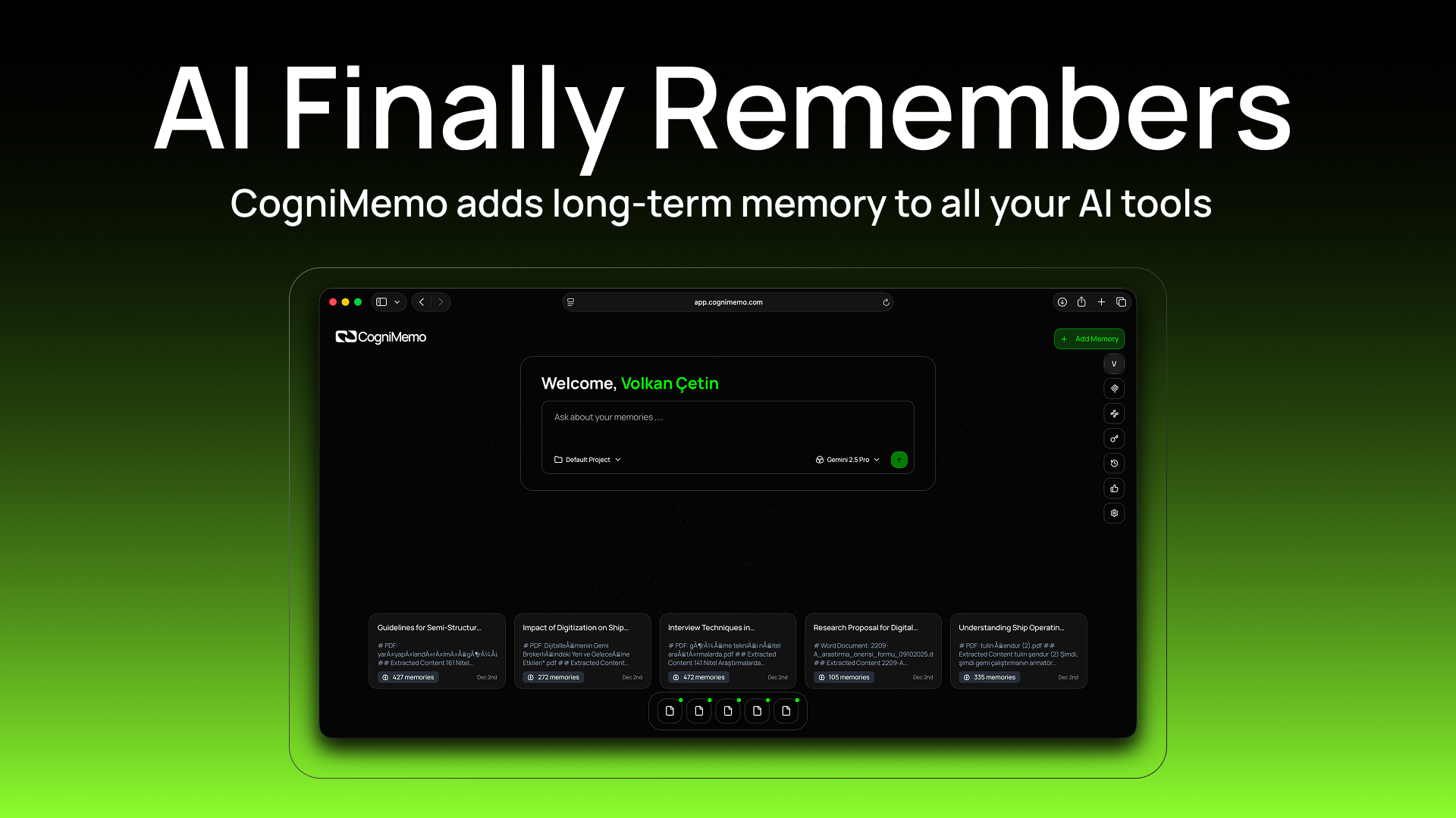 Screenshot 1 of CogniMemo
