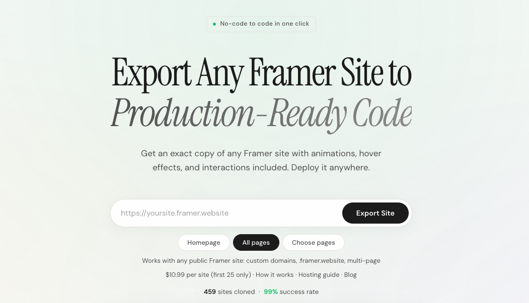 Screenshot 2 of Framer Export