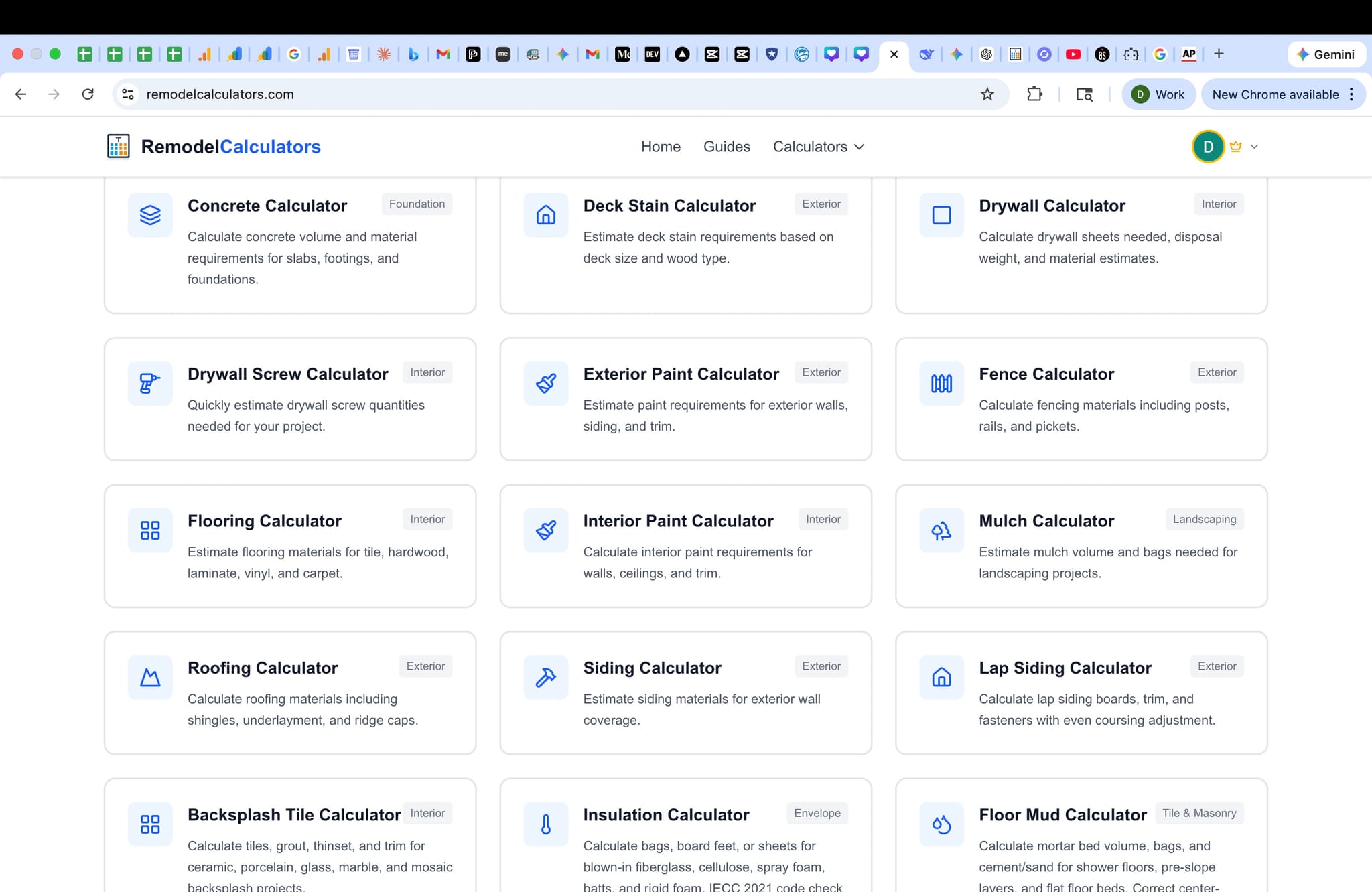 Screenshot 2 of Remodel Calculators