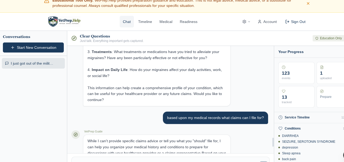 Screenshot 4 of VetPrep.Help
