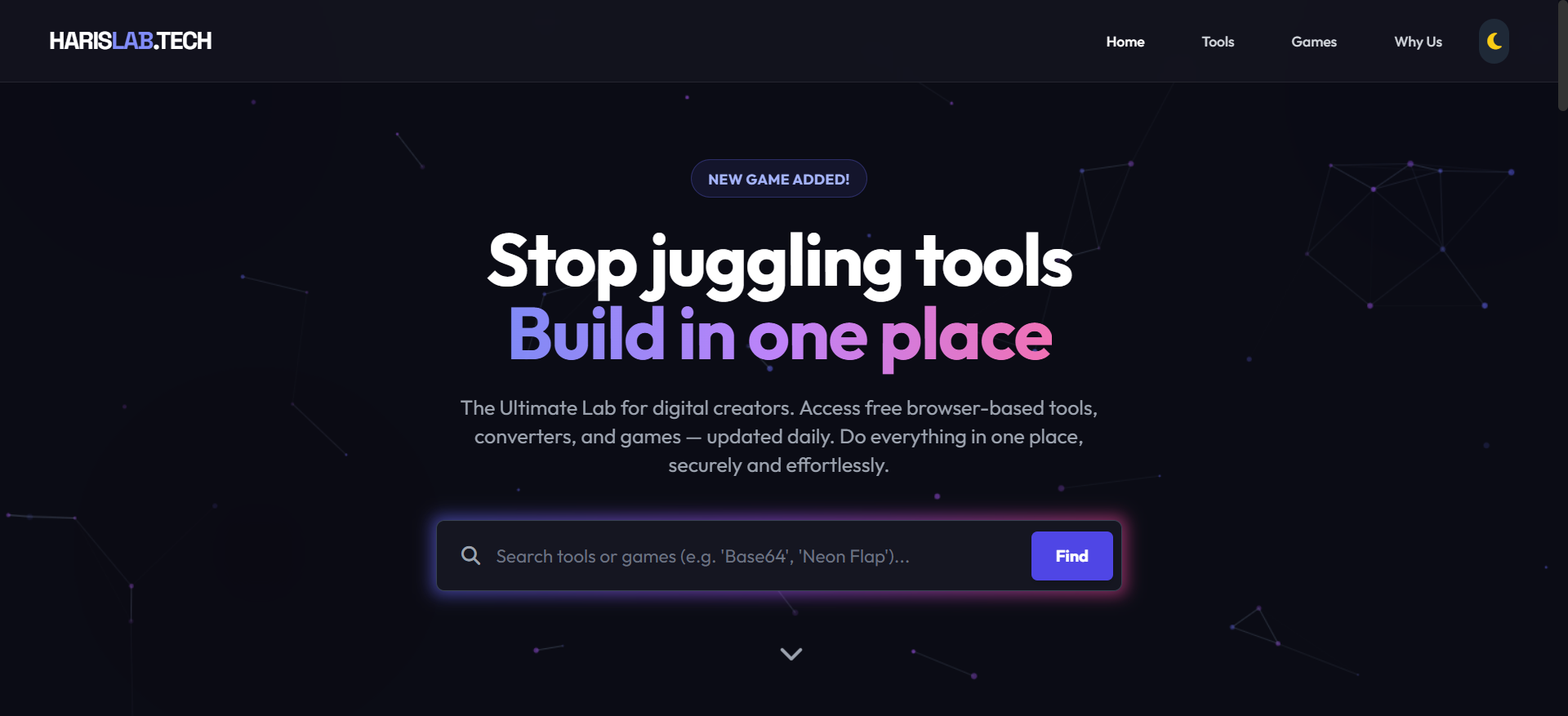 Screenshot 1 of HarisLab