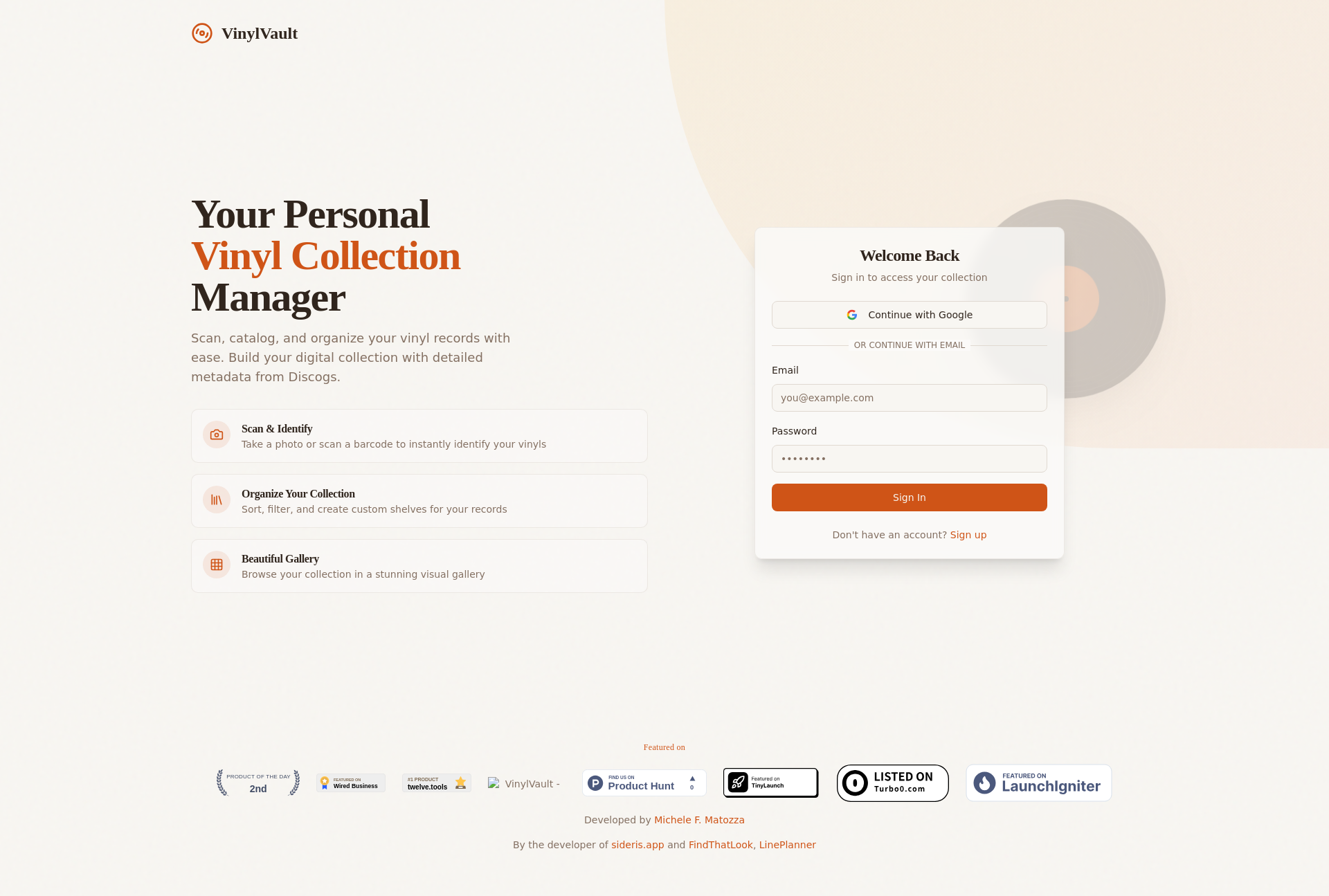 Screenshot 1 of VinylVault