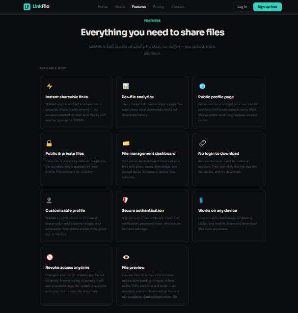 Screenshot 4 of LinkFilo
