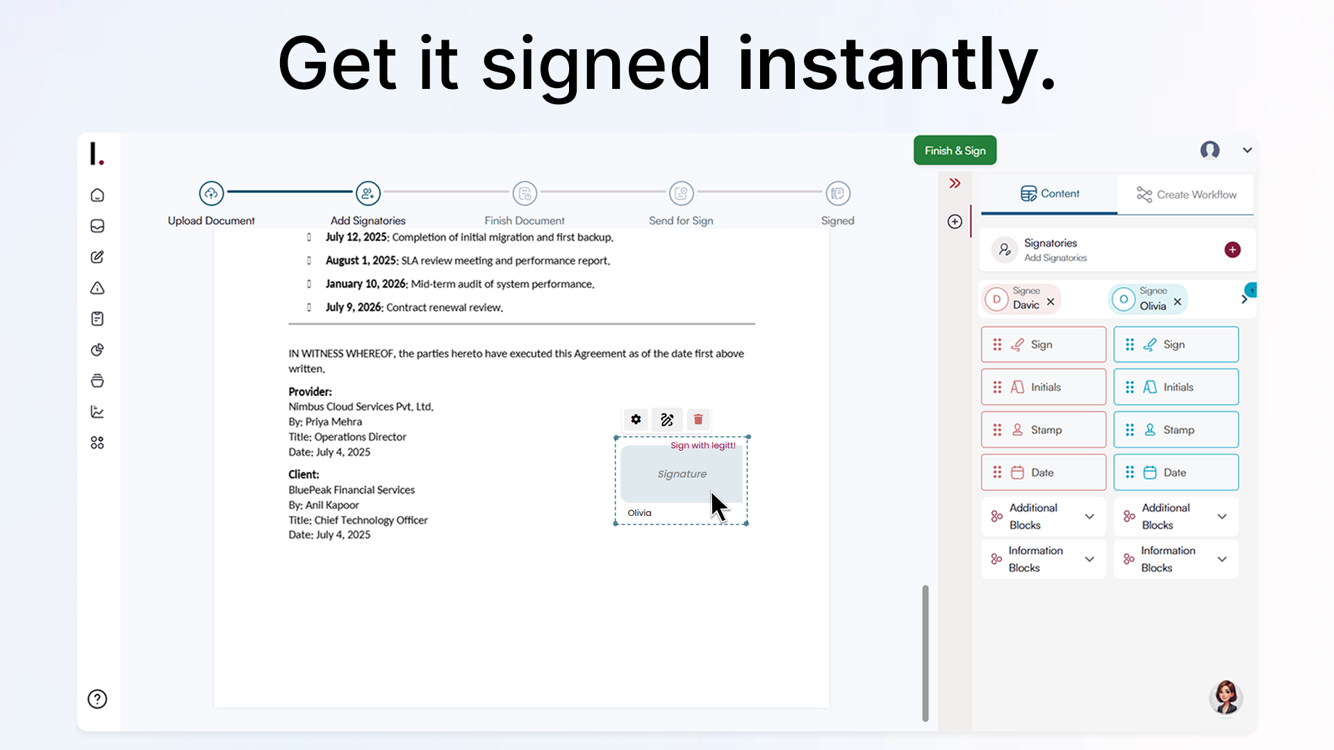 Screenshot 3 of Legitt AI Electronic Signature