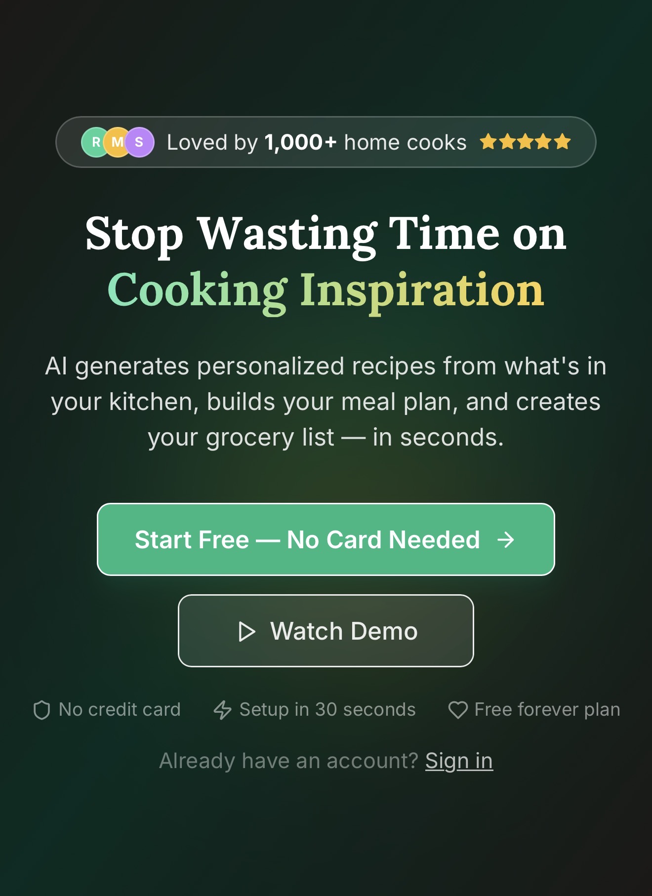 Screenshot 1 of Savor Dish