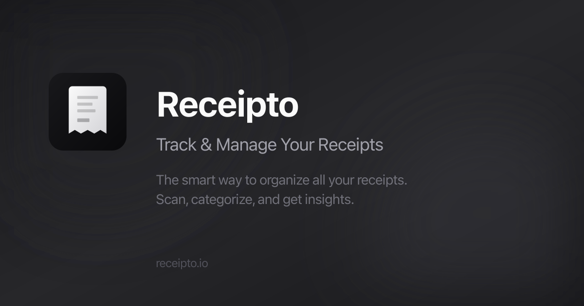Screenshot 1 of Receipto