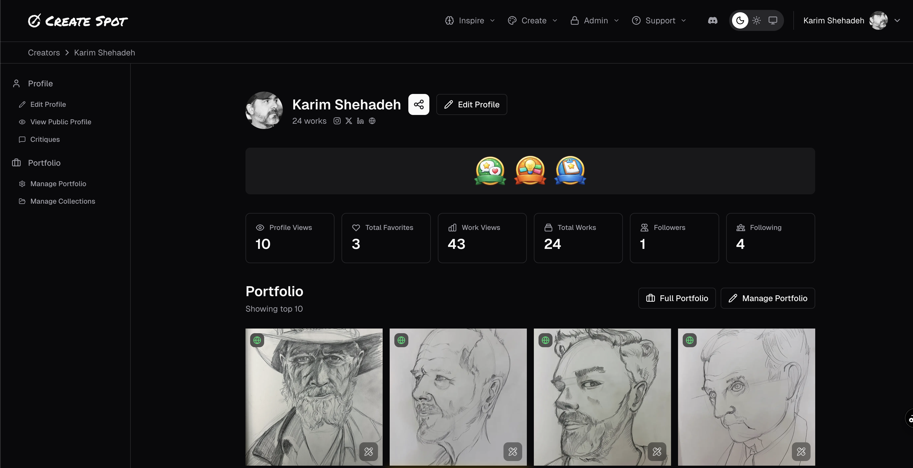 Screenshot 1 of Create Spot