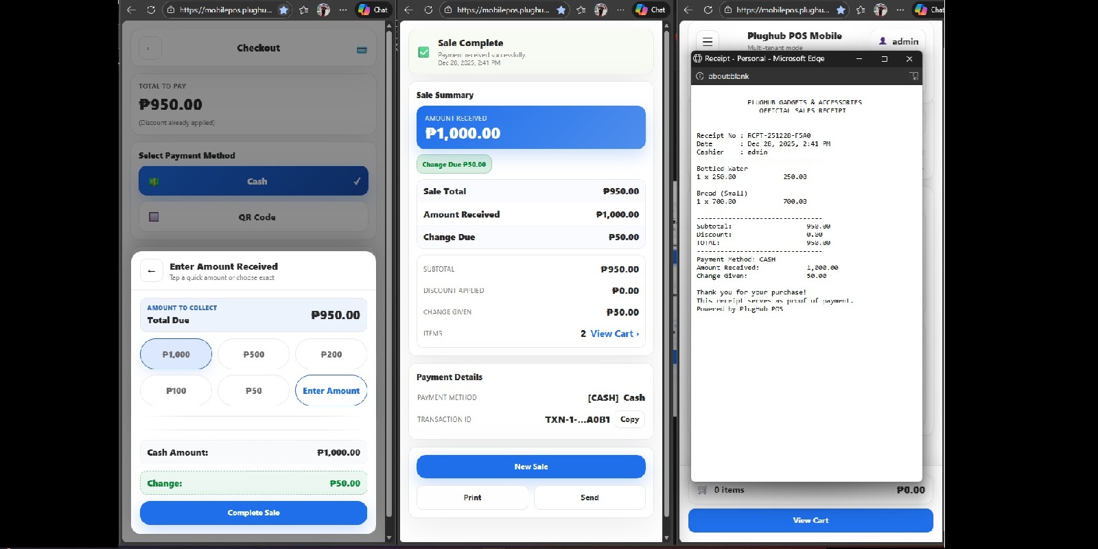 Screenshot 2 of Mobile-First Point of Sale System