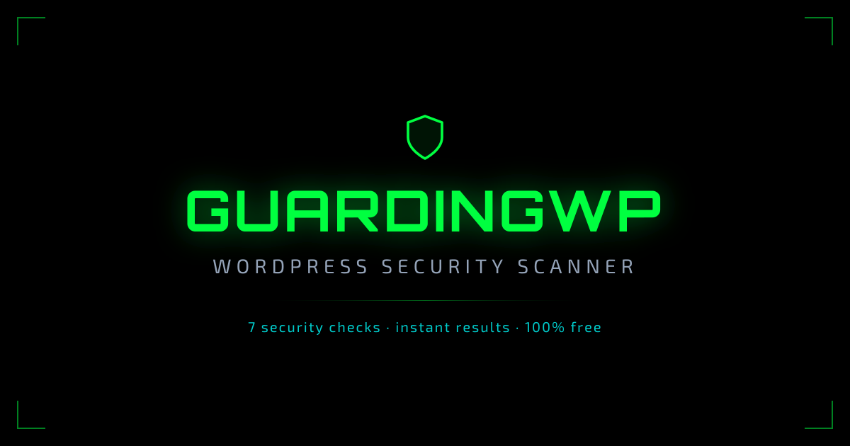 Screenshot 1 of GuardingWP