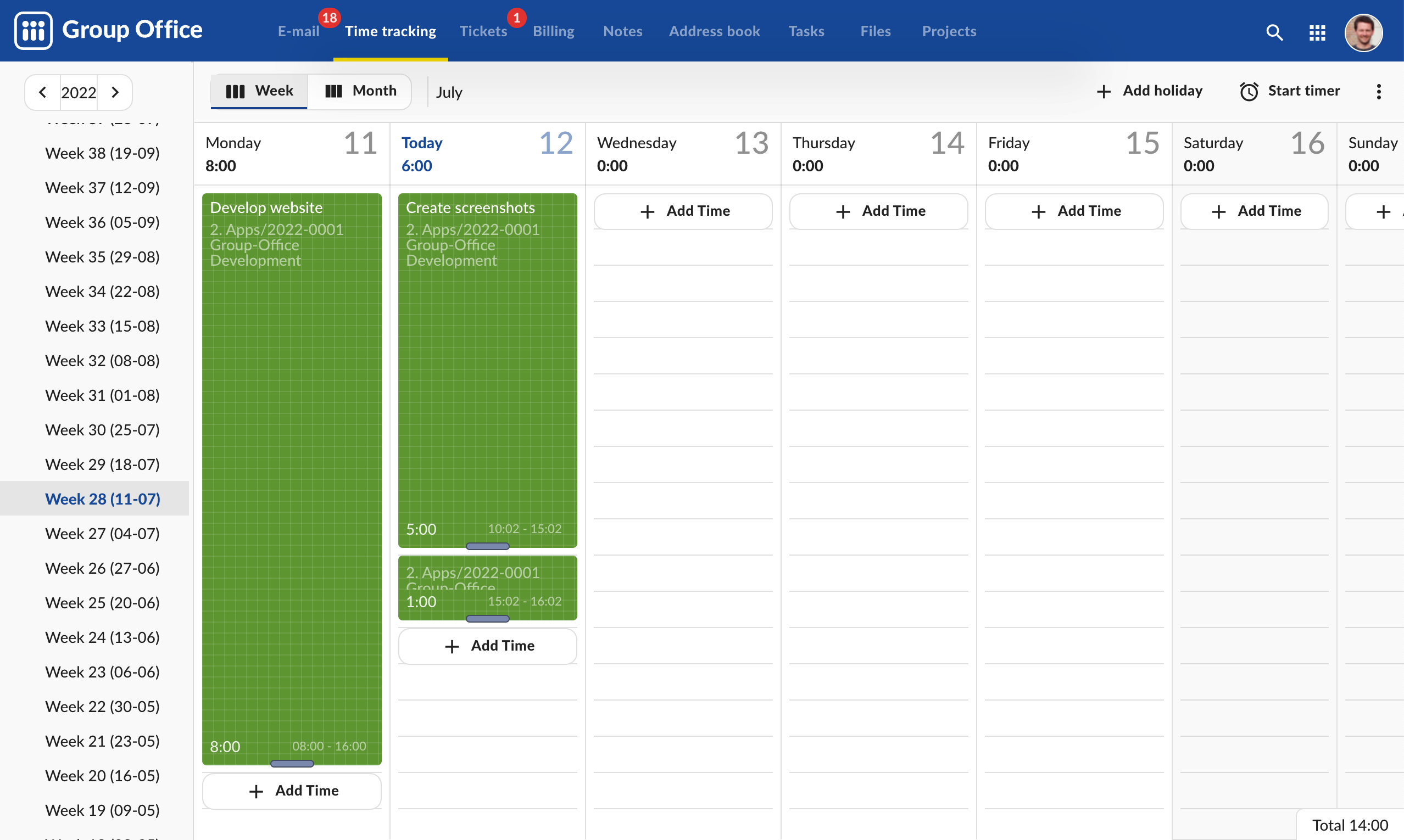 Screenshot 2 of GroupOffice