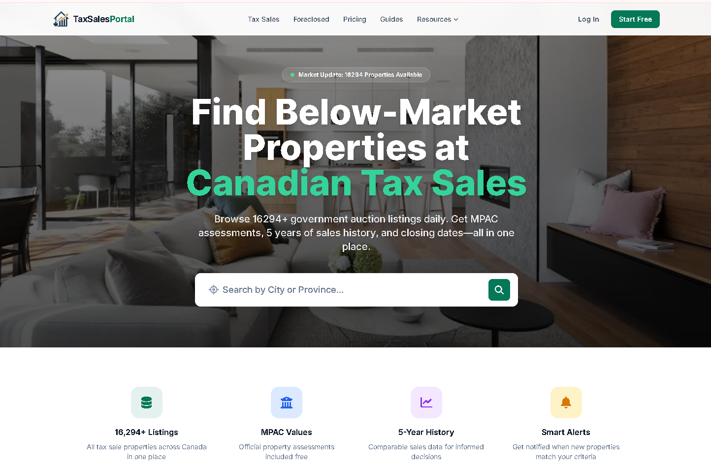 Screenshot 1 of Tax Sales Portal
