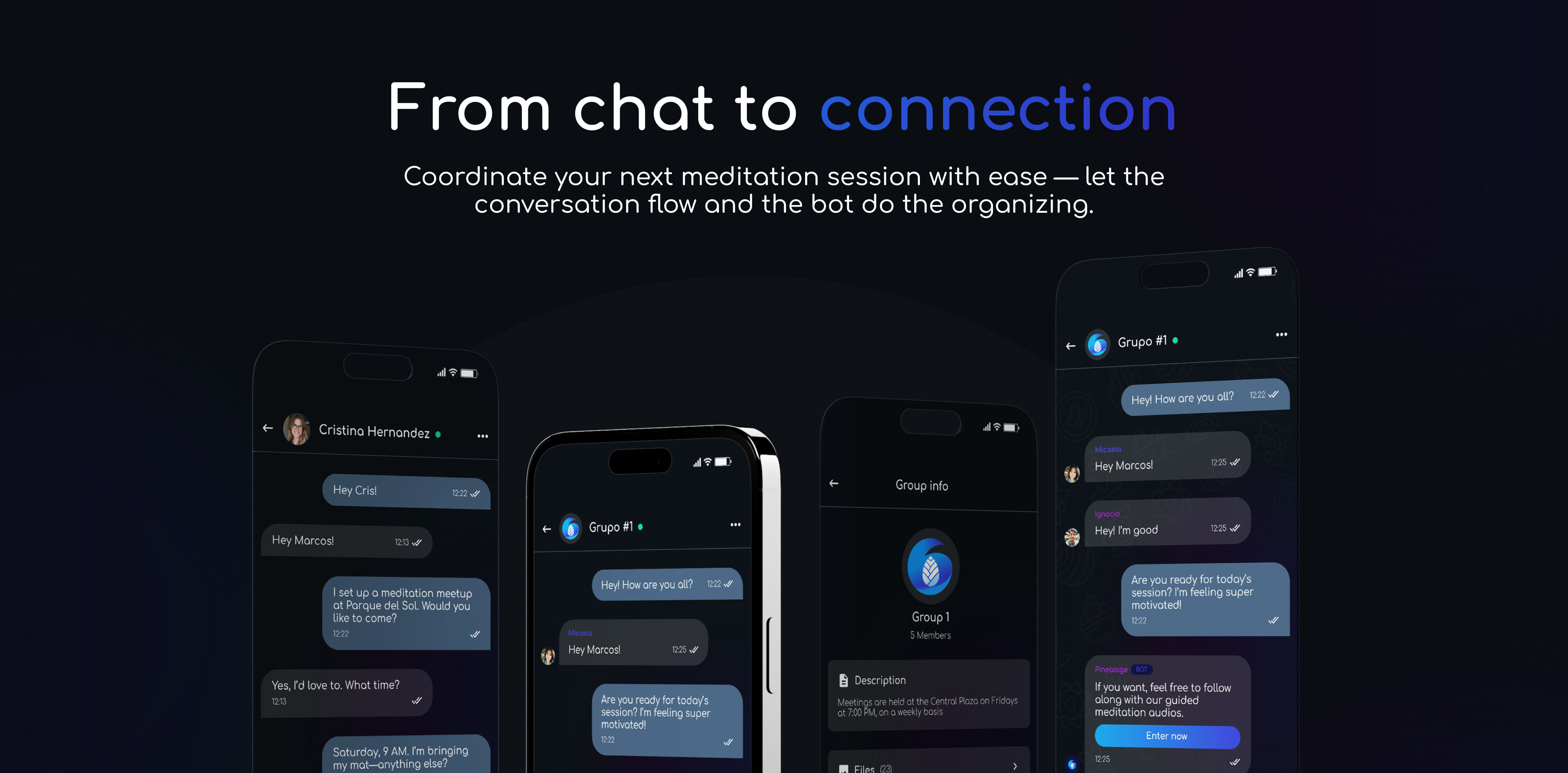 Screenshot 5 of Pinealage - Group Meditation App