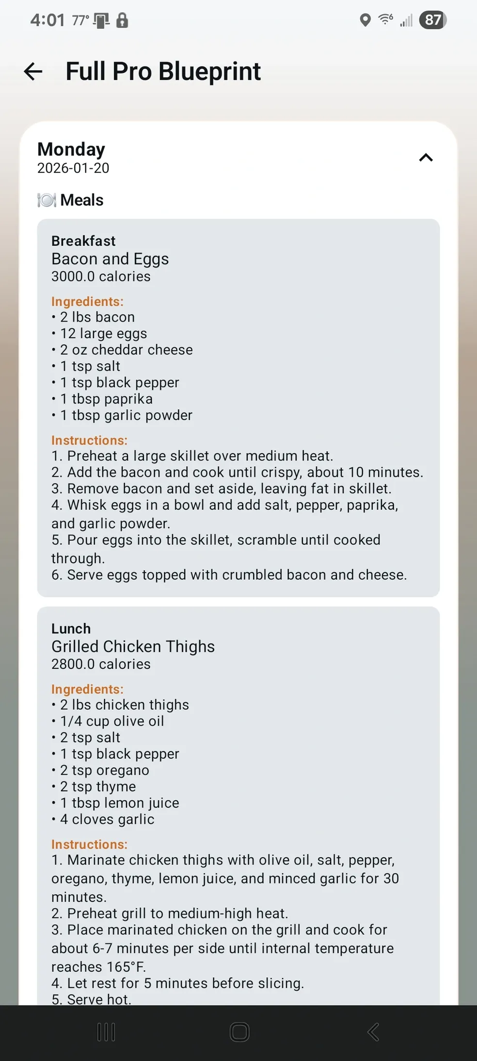 Screenshot 2 of Coachie AI Health