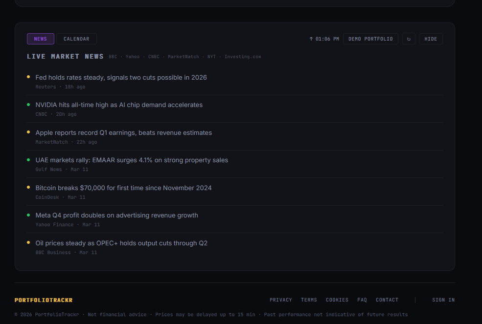 Screenshot 3 of PortfolioTrackr