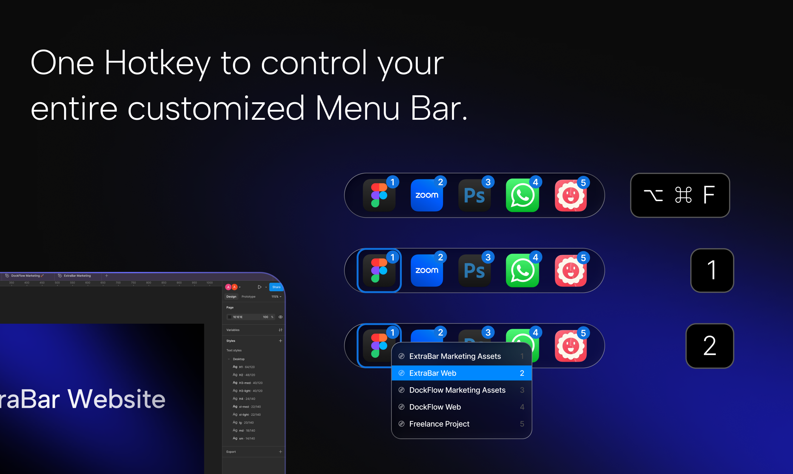 Screenshot 2 of ExtraBar