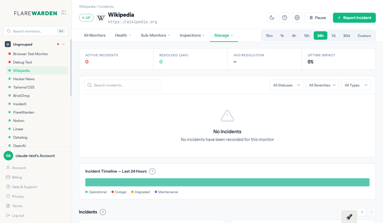 Screenshot 2 of FlareWarden