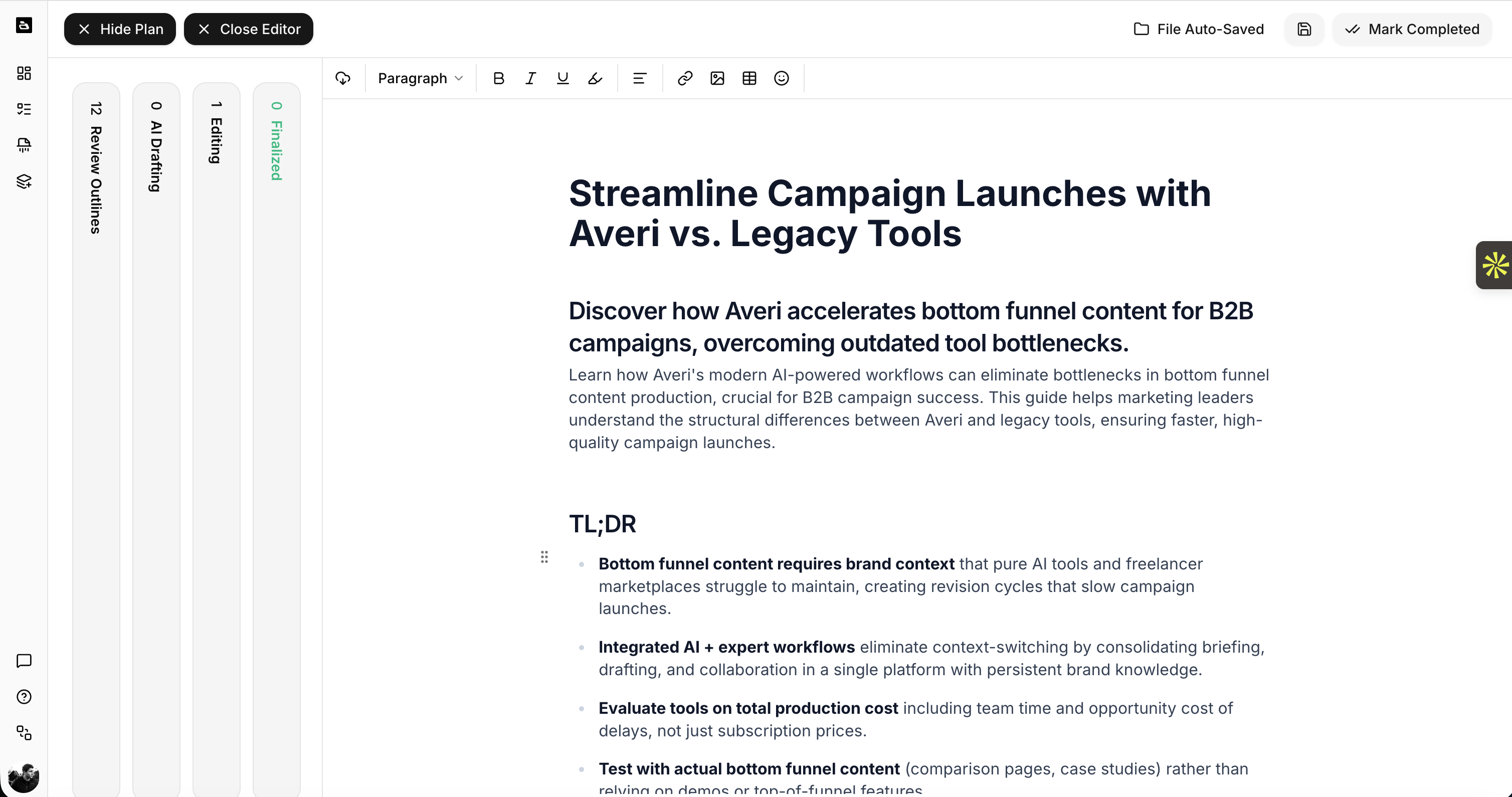 Screenshot 4 of Averi AI