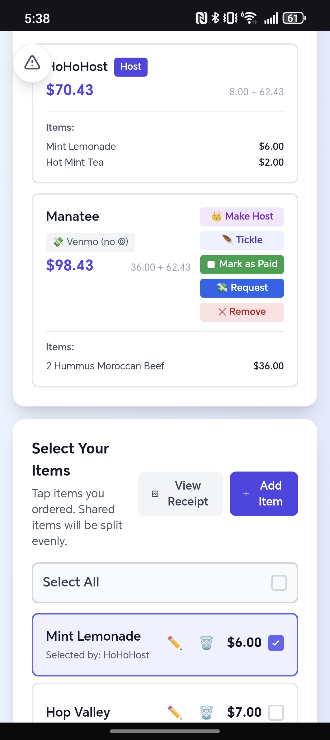 Screenshot 7 of Divit - Easy Bill Splitting in a Snap