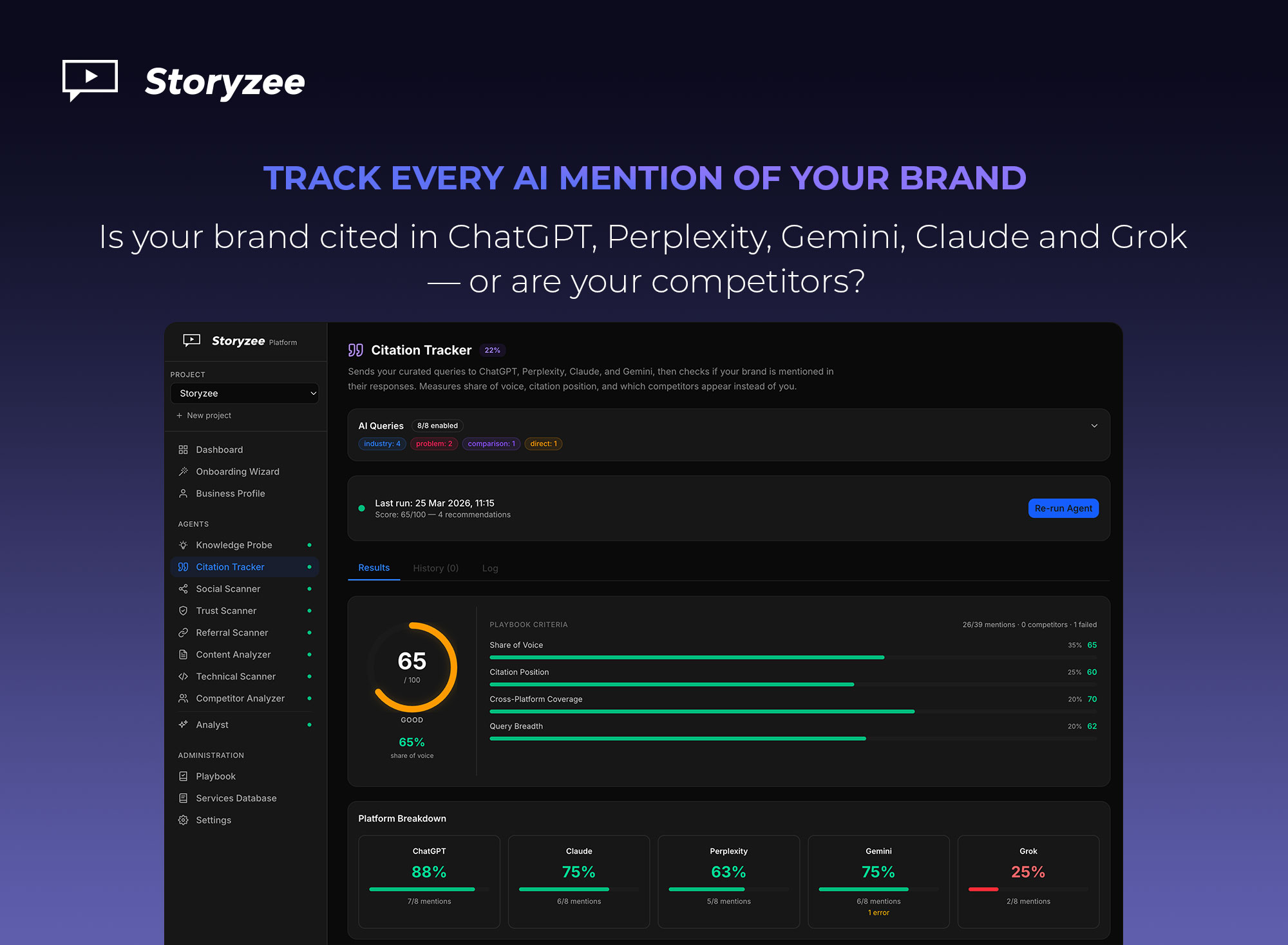 Screenshot 4 of AI Visibility Platform