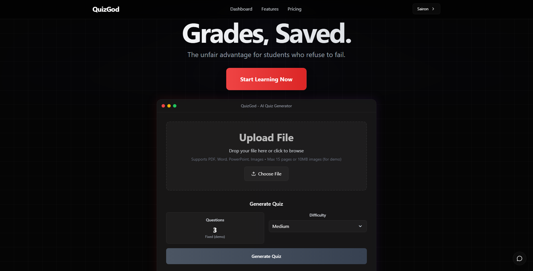 Screenshot 1 of QuizGod