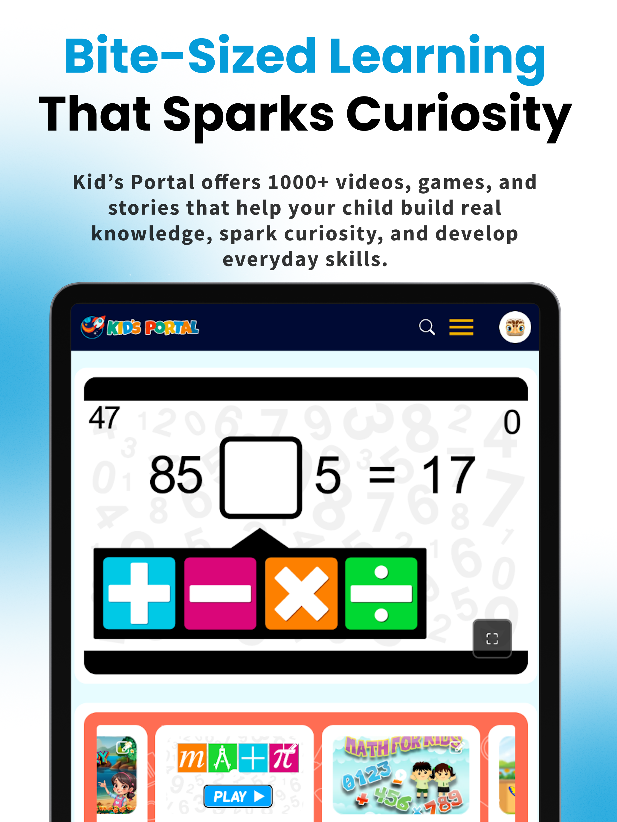 Screenshot 3 of Kid's Portal