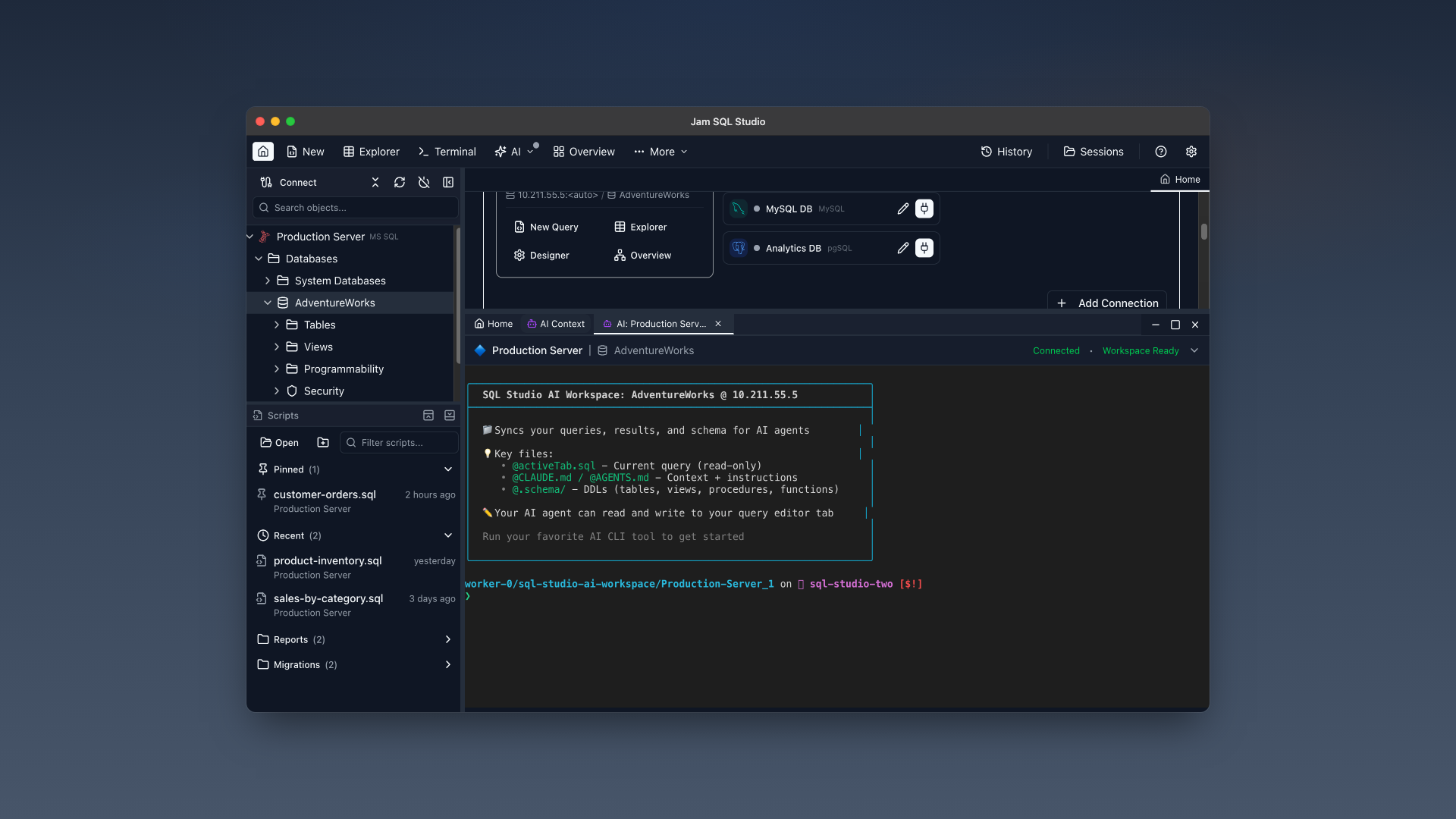 Screenshot 2 of Jam SQL Studio