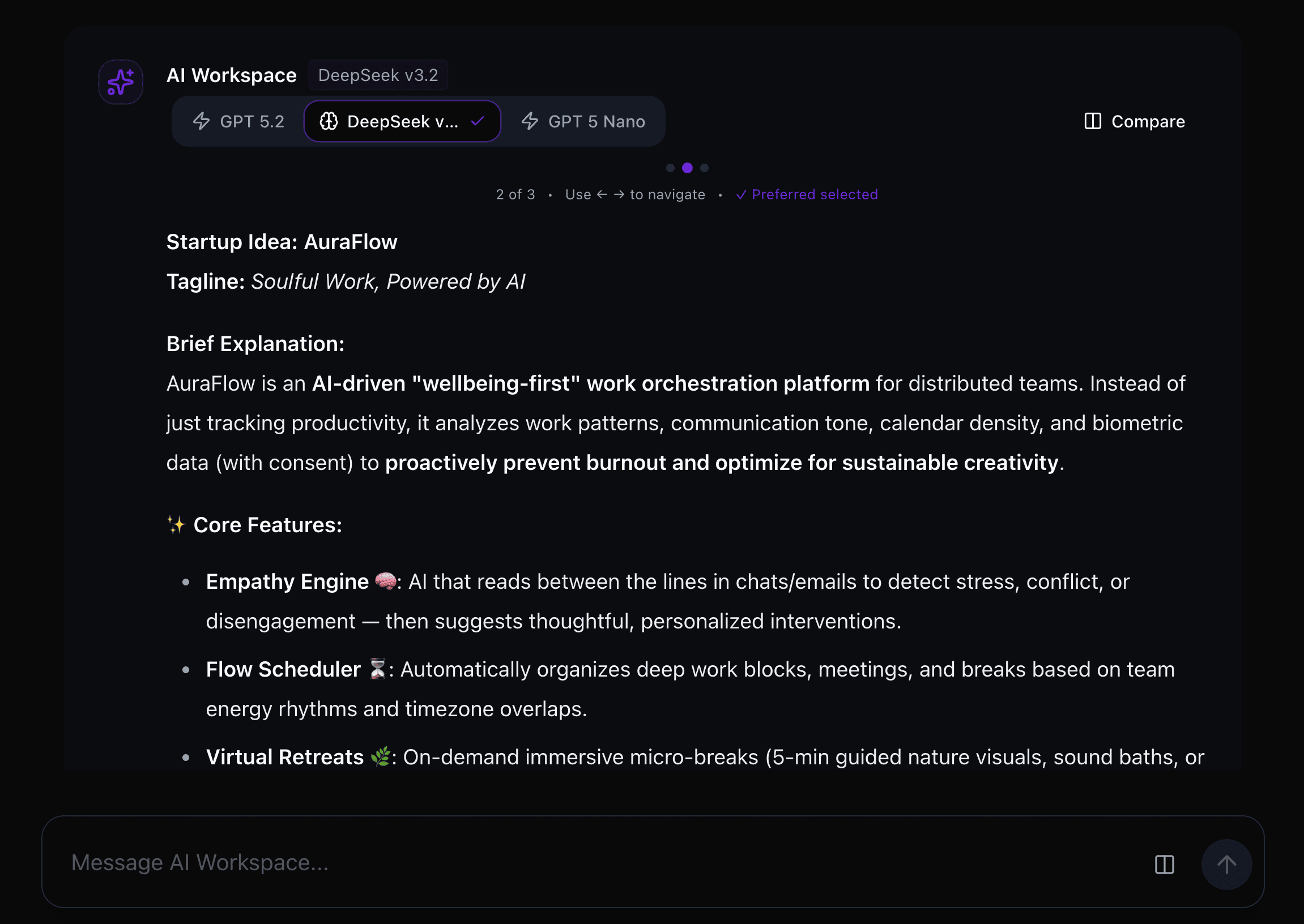 Screenshot 1 of LaLiMi - AI powered workspace
